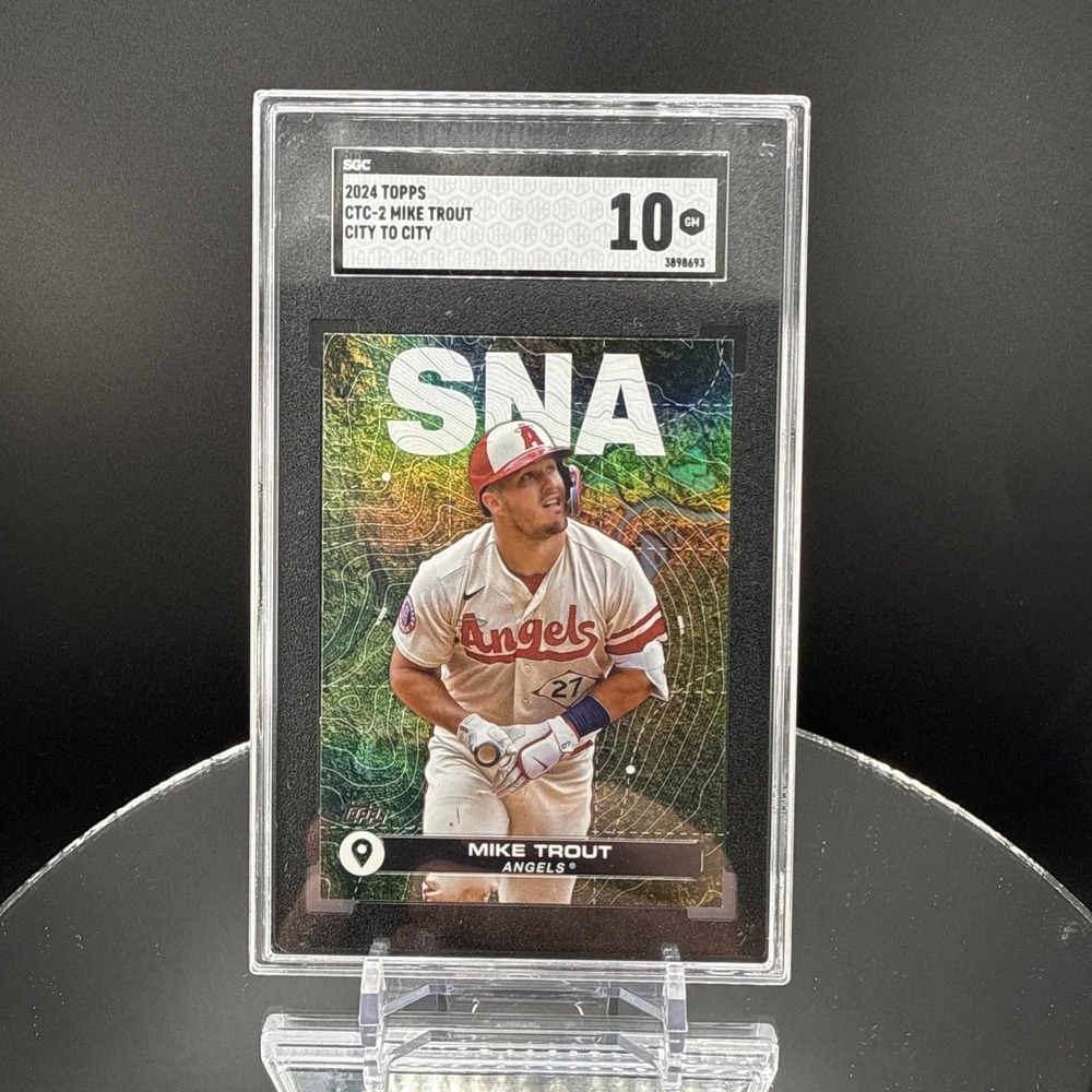 2024 Topps City To City #CTC-2 - Mike Trout- SGC 10